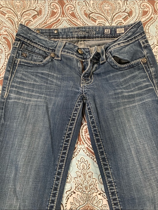 Miss Me Denim - Miss Me Boot Cut Blue Denim Jeans